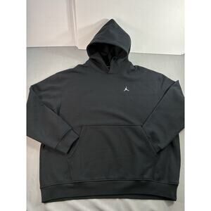 Air Jordan Jumpman Black Minimal Logo Hoodie Mens 3XL Streetwear